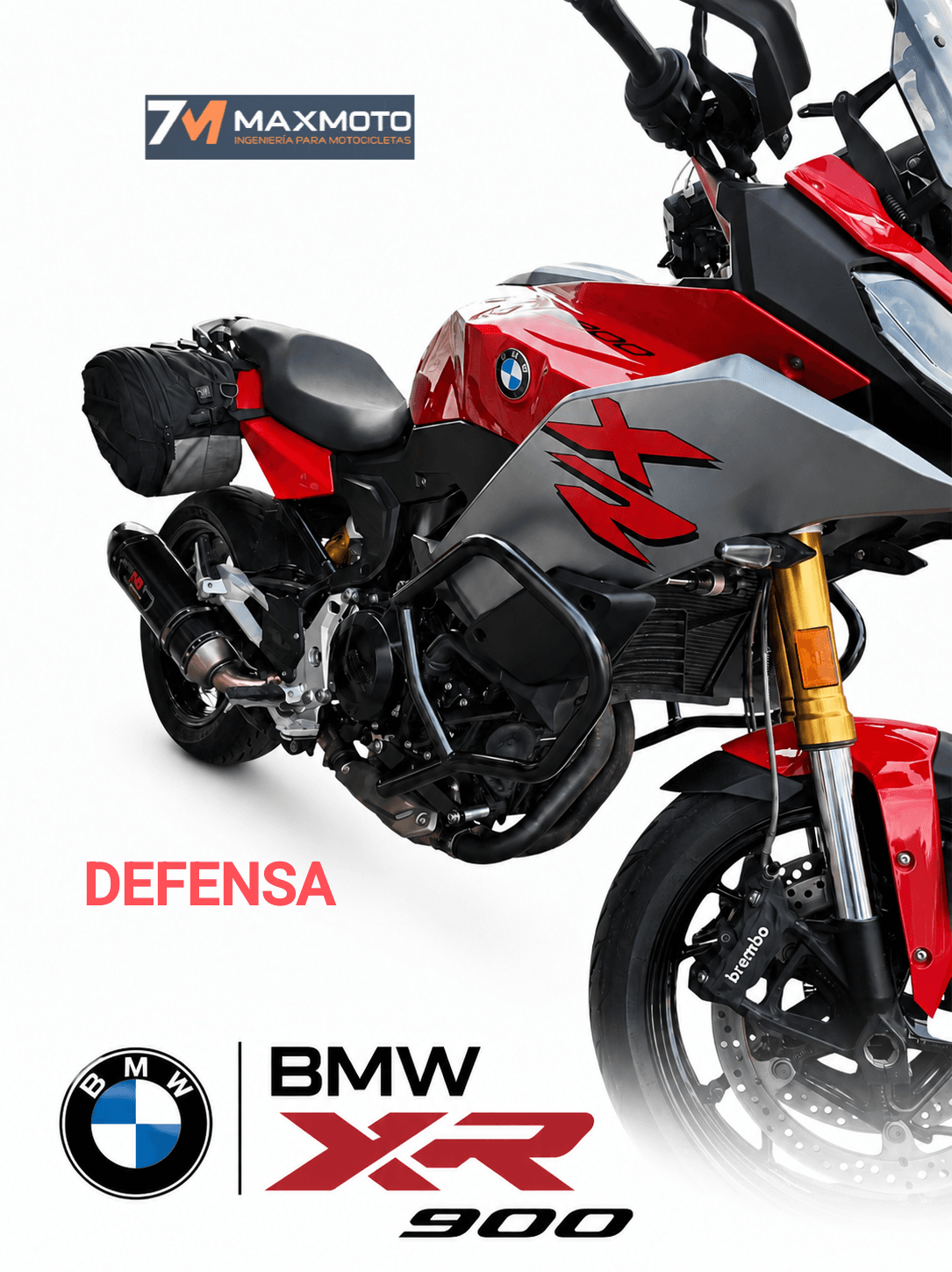 Defensa BMW F900XR Crash Bar MaxMoto - Imagen 4